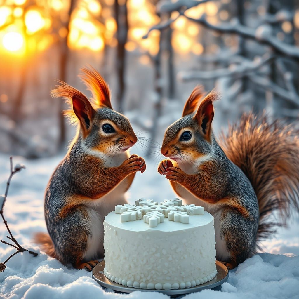 The Snowflake Cake 2.4.  by @Omimimo