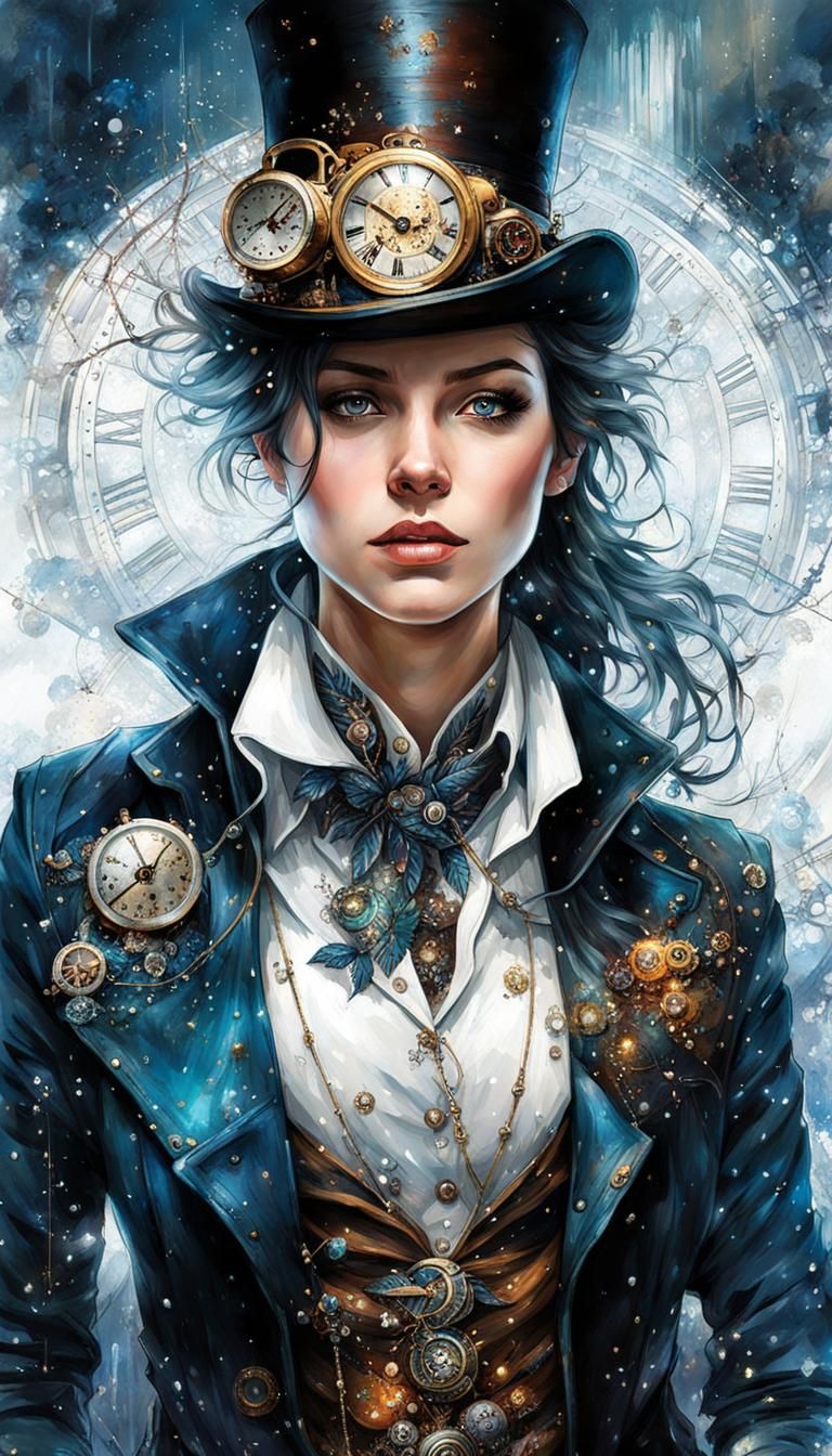 && Anmi portrait anime Art print. By Pino Daeni, Carne Griffiths, Junji Ito, Robert Oxley, Ismail Inceoglu. ...  by @Tgr22