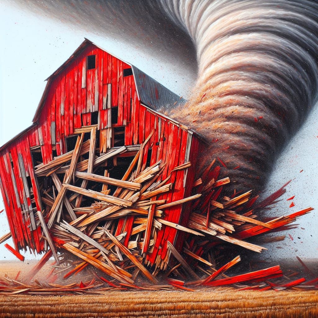 The end of our red shed