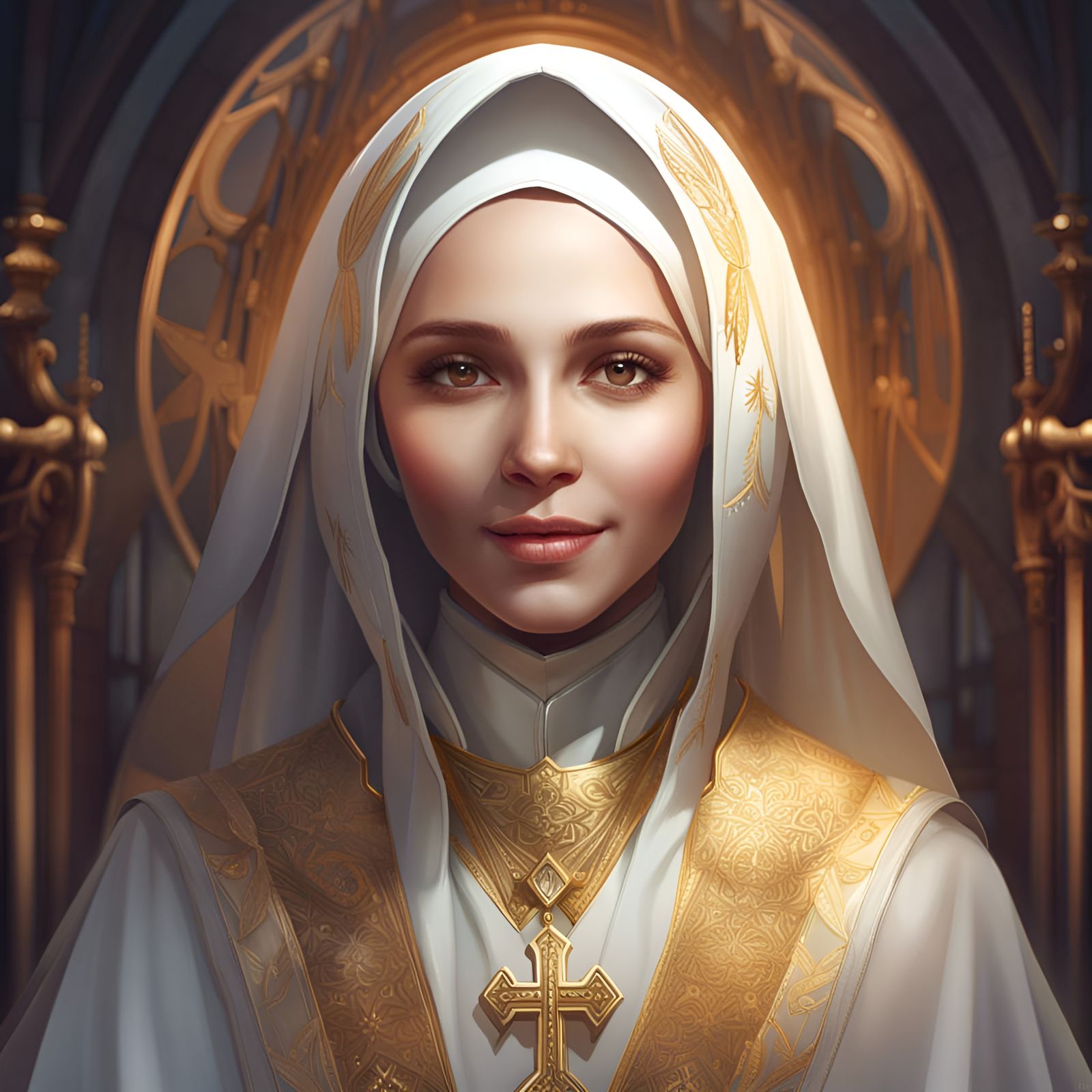 Nun - AI Generated Artwork - NightCafe Creator