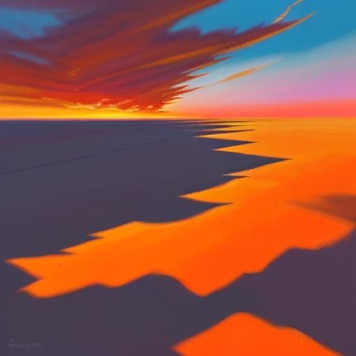 Sunfire blazed at the horizon, casting long shadows and pain...
