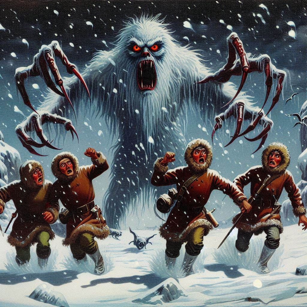 Attack of the Gnoph-Keh, 1950s B movie poster style