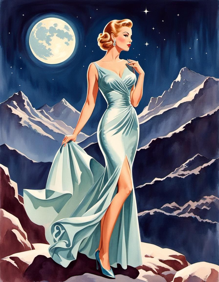 Beauty in the Moonlight  by @Neuralite