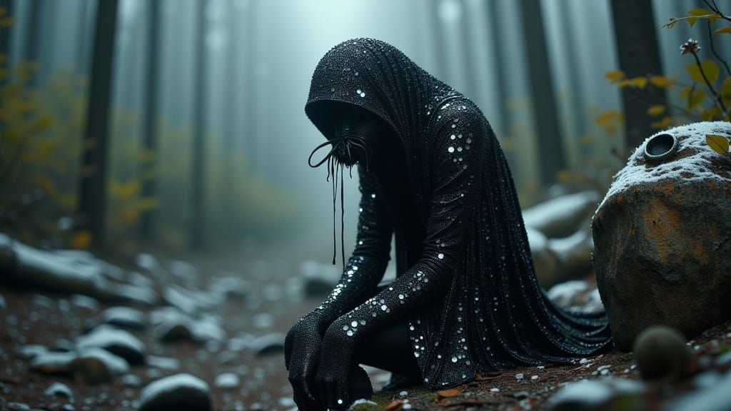 Having a Bad Day in the Rain as The Possessed Sequin Ravener