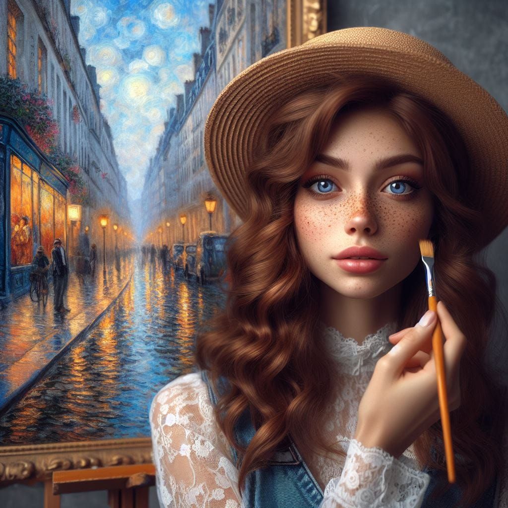 Brushstrokes of Parisian Dreams 6