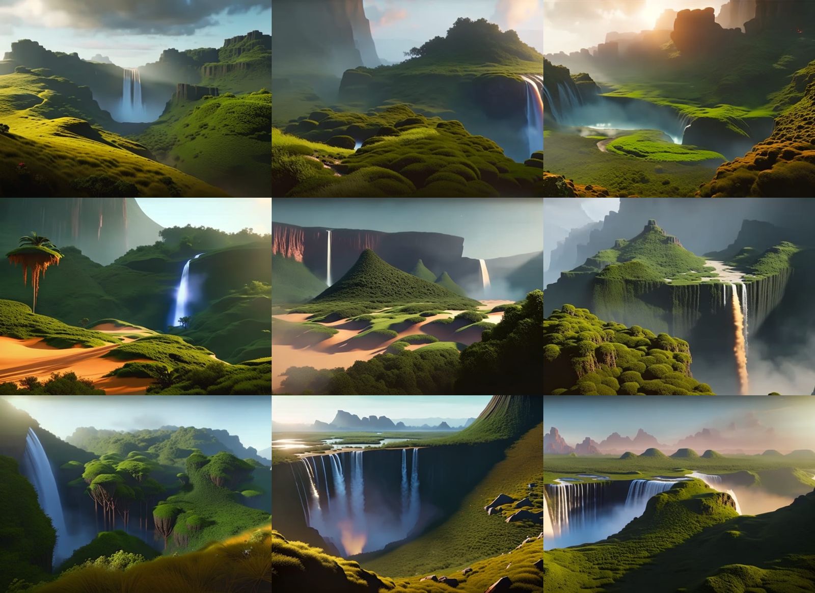 Surreal Hybrid Landscapes AI Generated Artwork NightCafe Creator