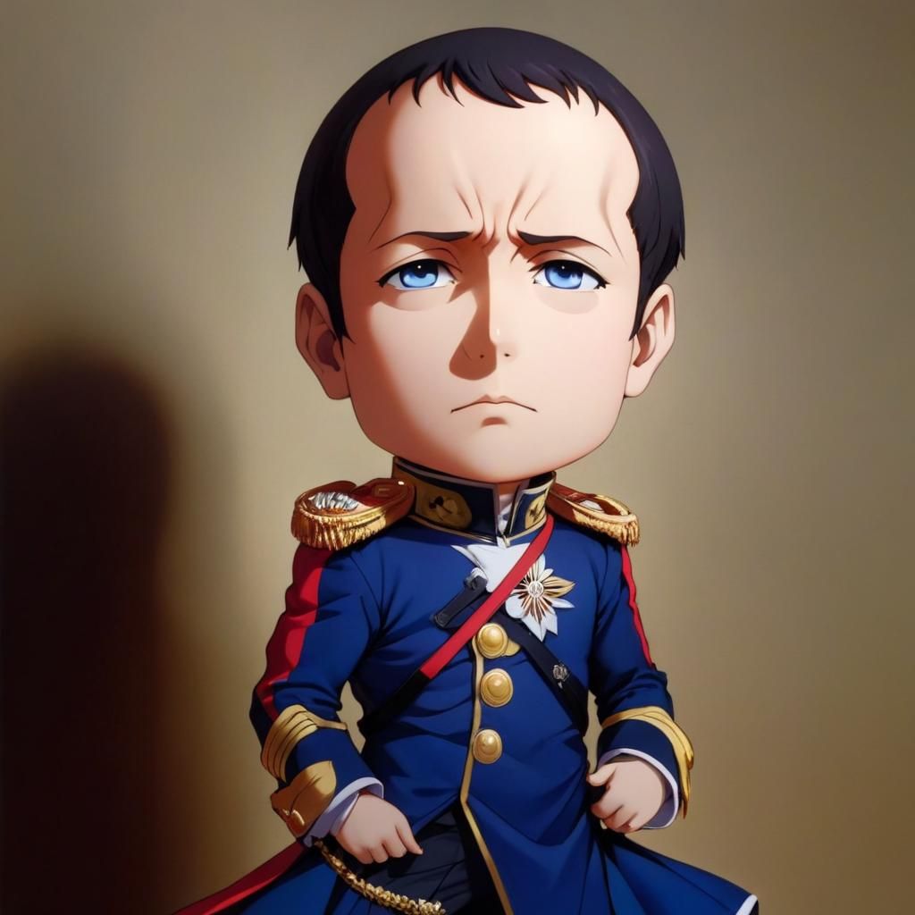 Chibi Napoleon Bonaparte - AI Generated Artwork - NightCafe Creator