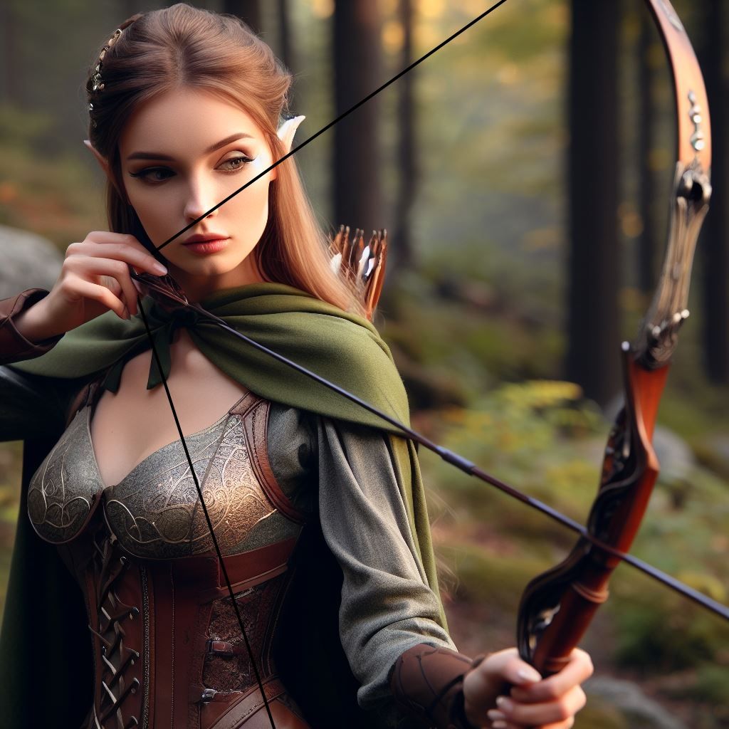 Beautiful Elven Archer 6