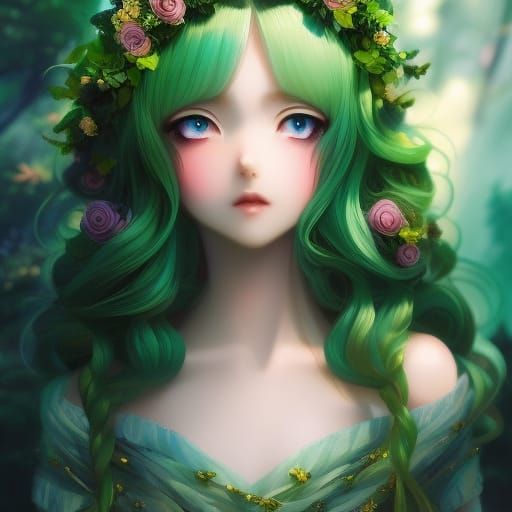 Spring Lady III - AI Generated Artwork - NightCafe Creator