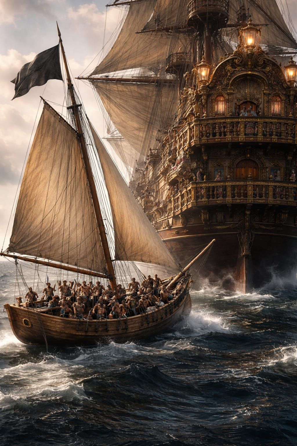 Avoiding the galleon's guns