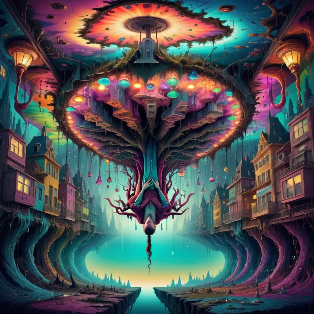 “The Upside Down”  by @St_Moses