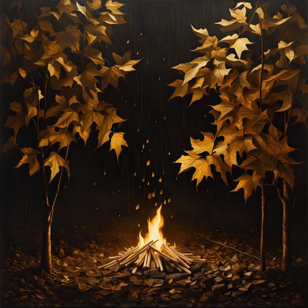 Campfire - AI Generated Artwork - NightCafe Creator