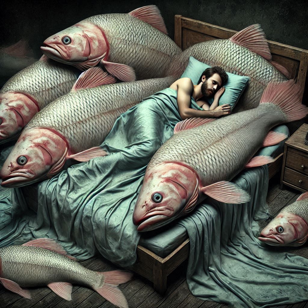 Sleeping with tne fishes