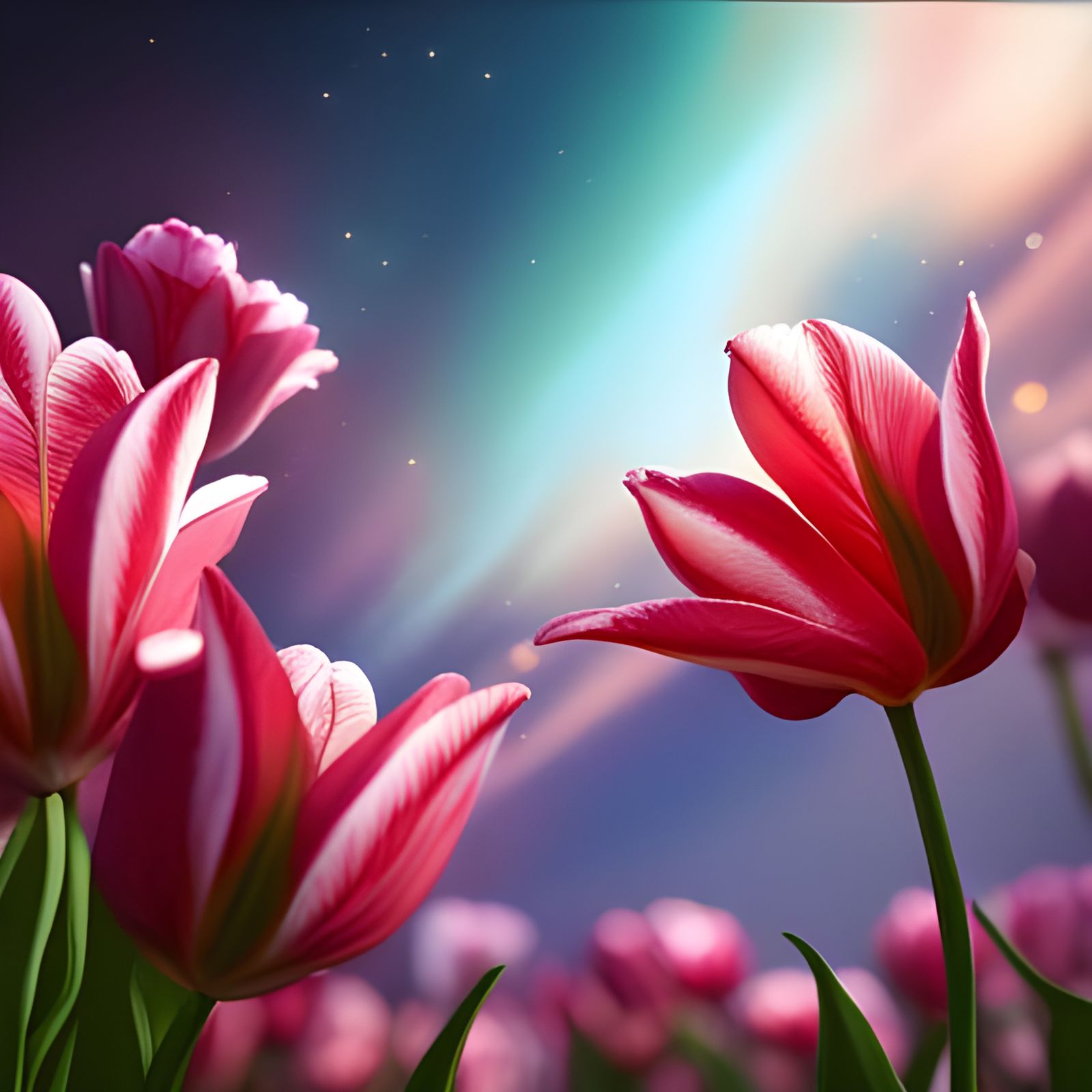 Tulip Flowers  by @Yussy yus