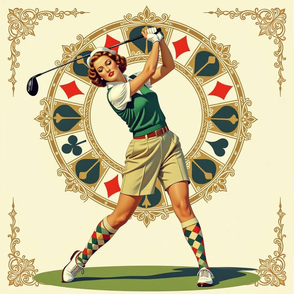 The Queen of Clubs  by @Algee