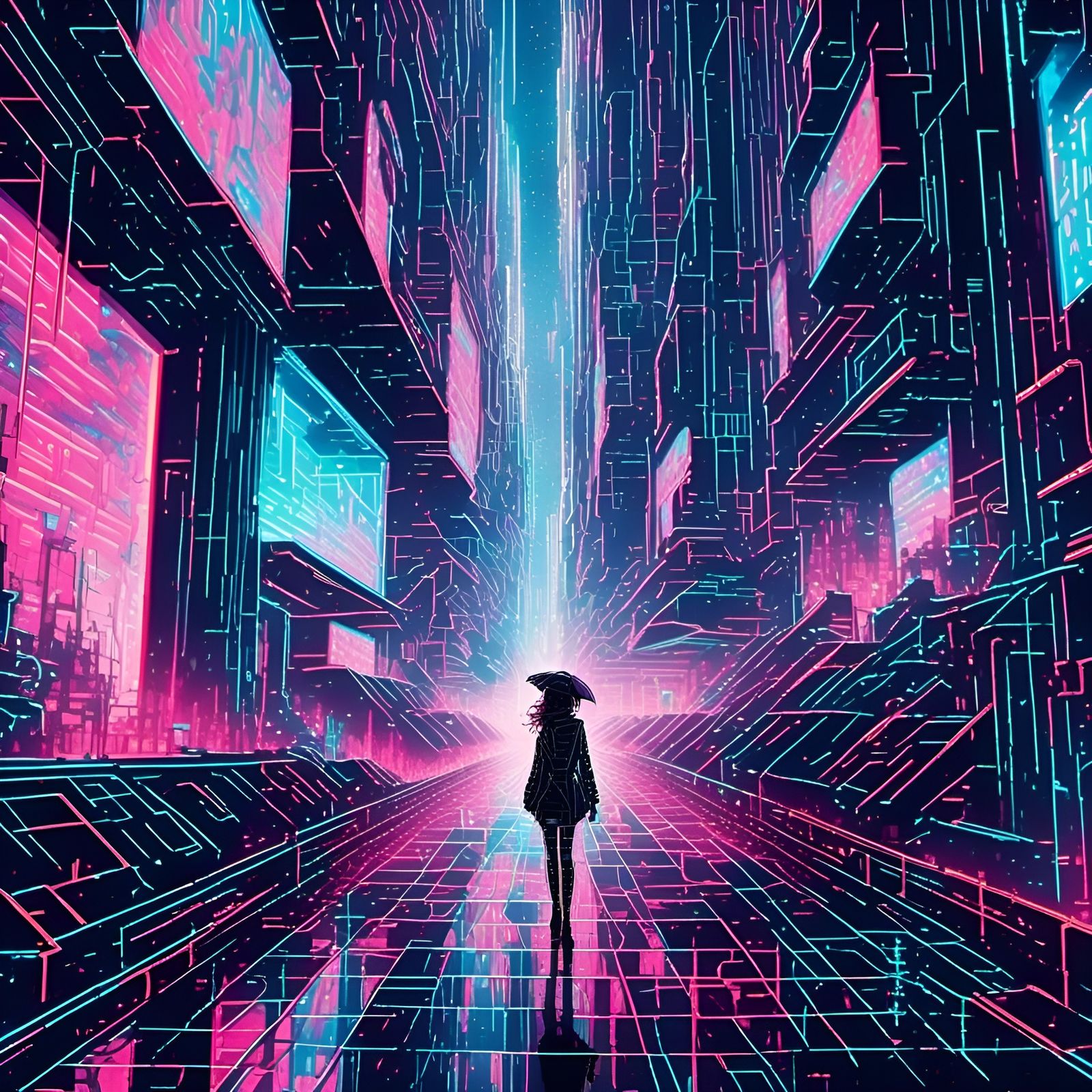 synth rain