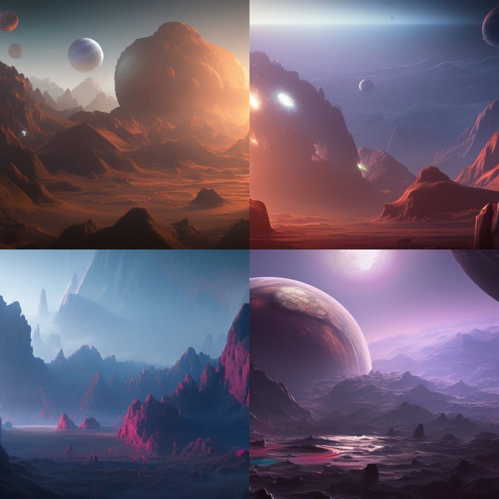 planets - AI Generated Artwork - NightCafe Creator