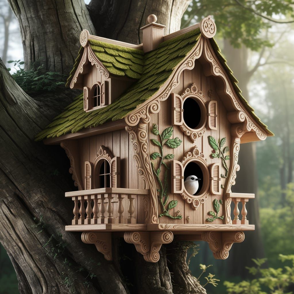 Simple Little Birdhouse  by @Thomas