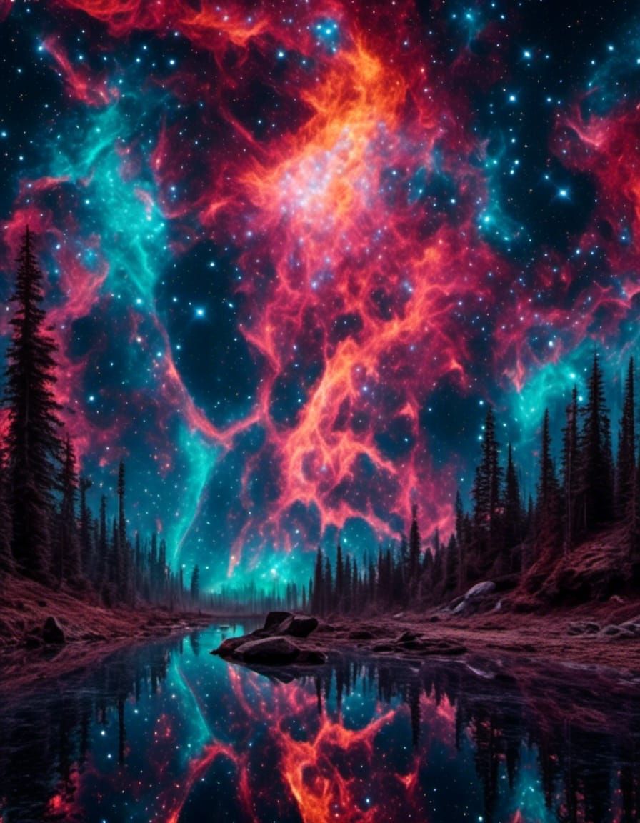 Most spectacular amazing space visualization <lora:FlamBear:1.0> 