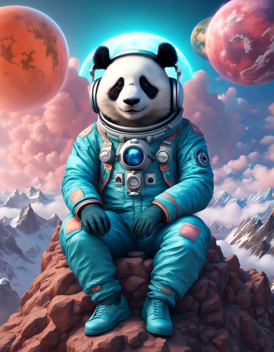 Panda-naut!