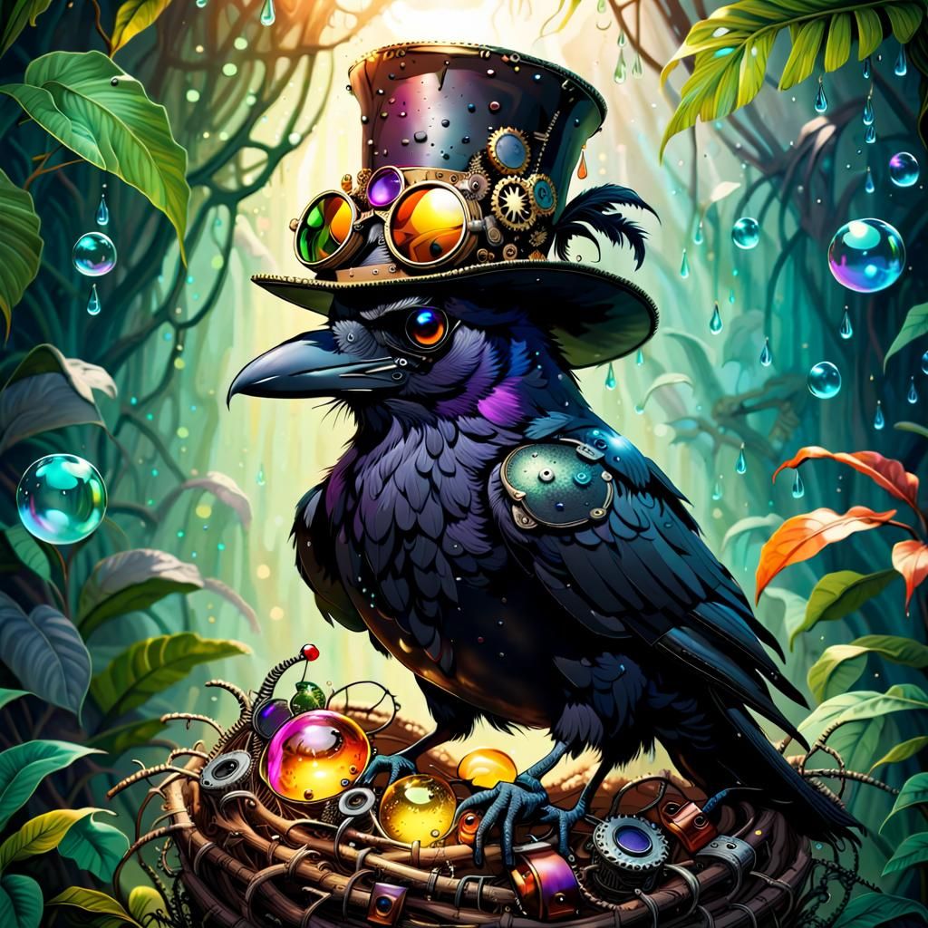 Funny crow  by @nicky_2342