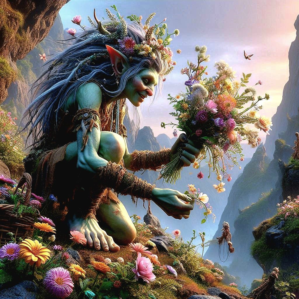 All girls need flowers