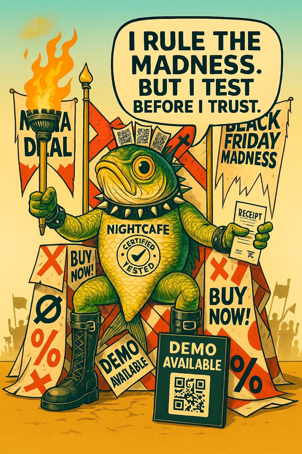 Tested by a sardine. Rejected by hype.