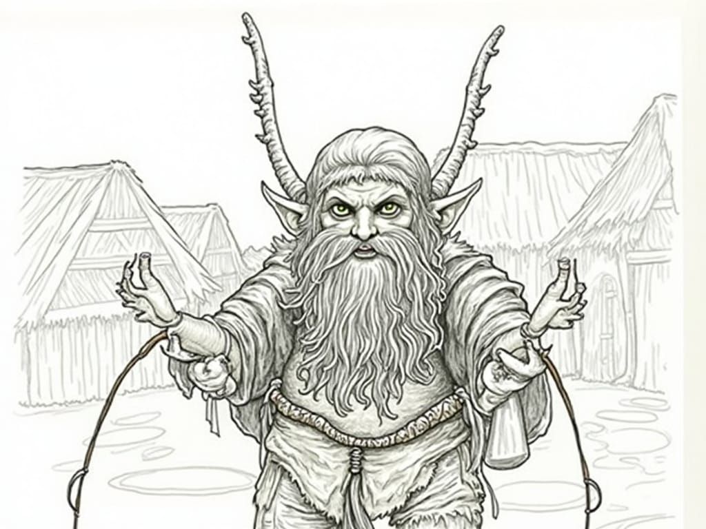 A dungeon and dragon’s character living into a neolithic age...