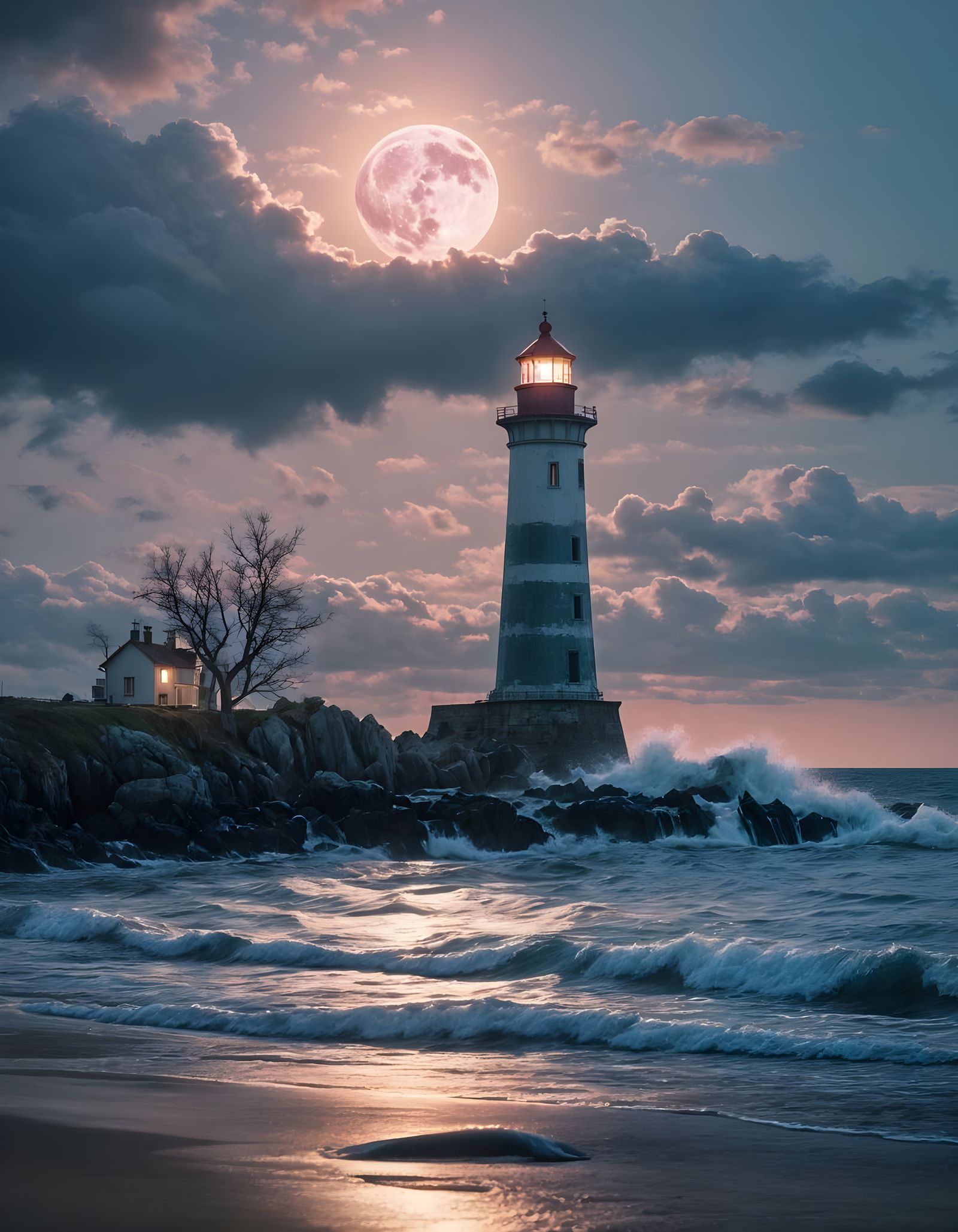 lighthouse  by @Art_For_Ukraine