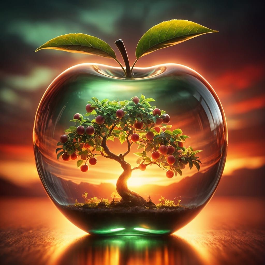 The Apple Tree  by @Shywolf