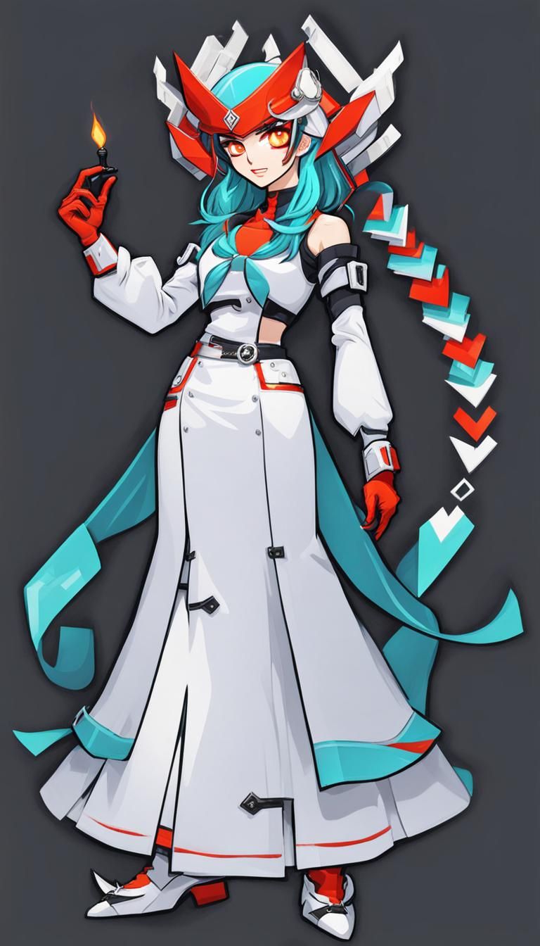 Light hot girl style Miku character