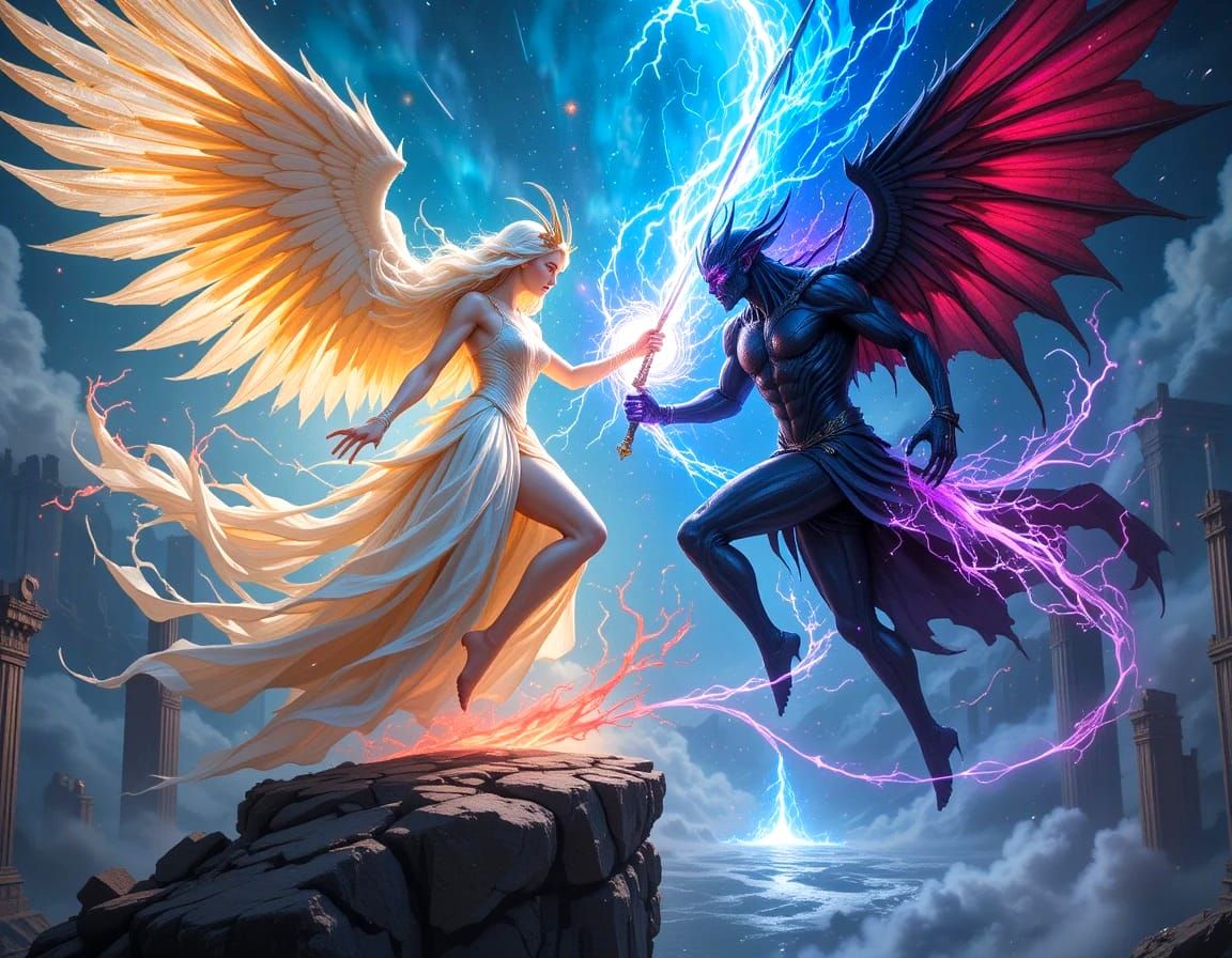 A legendary battle between good and evil