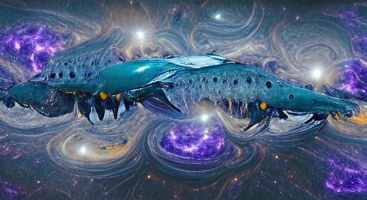 Galactic Leviathan - AI Generated Artwork - NightCafe Creator