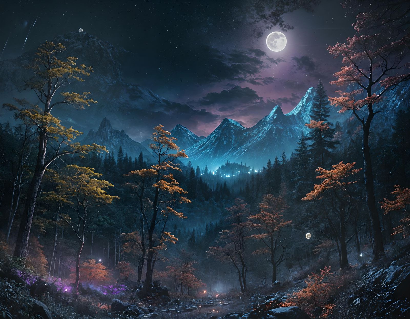 The Lunar Light City  by @Unknown