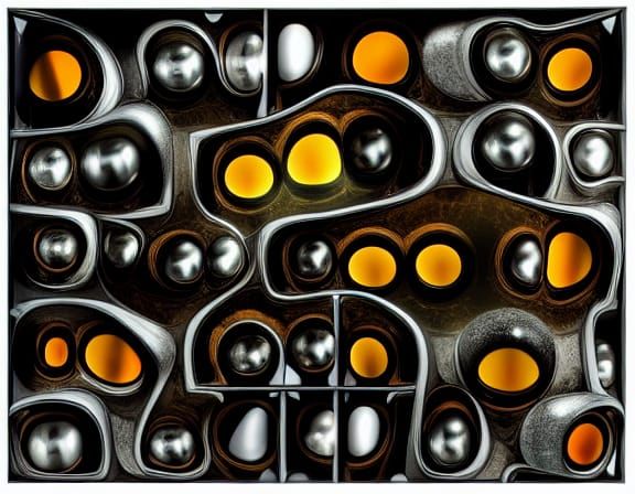 Hyperrealistic Alienoids Inspired by Lee Bontecou