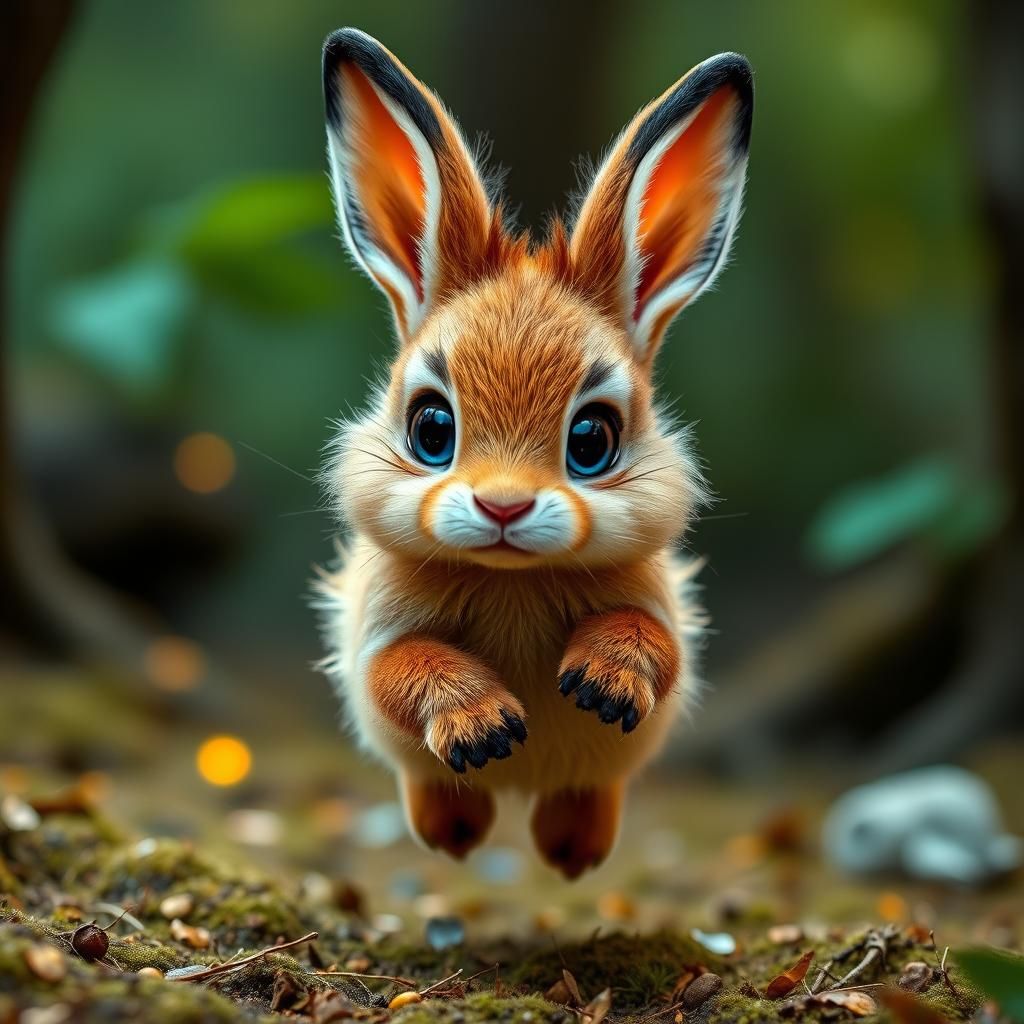 Hoppy is coming to visit  by @Tiny Pearl Cat