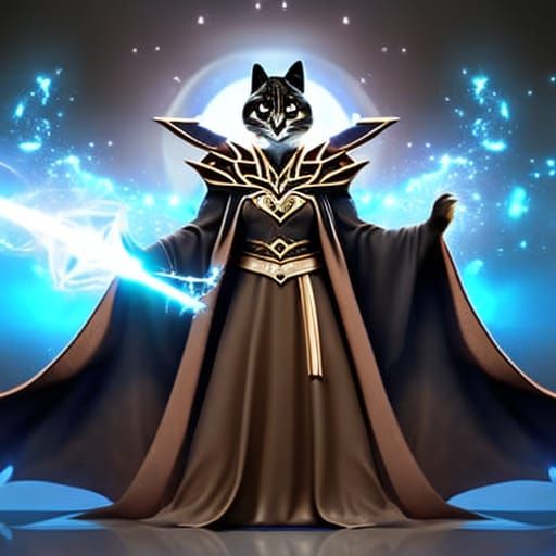 Mage cat - AI Generated Artwork - NightCafe Creator