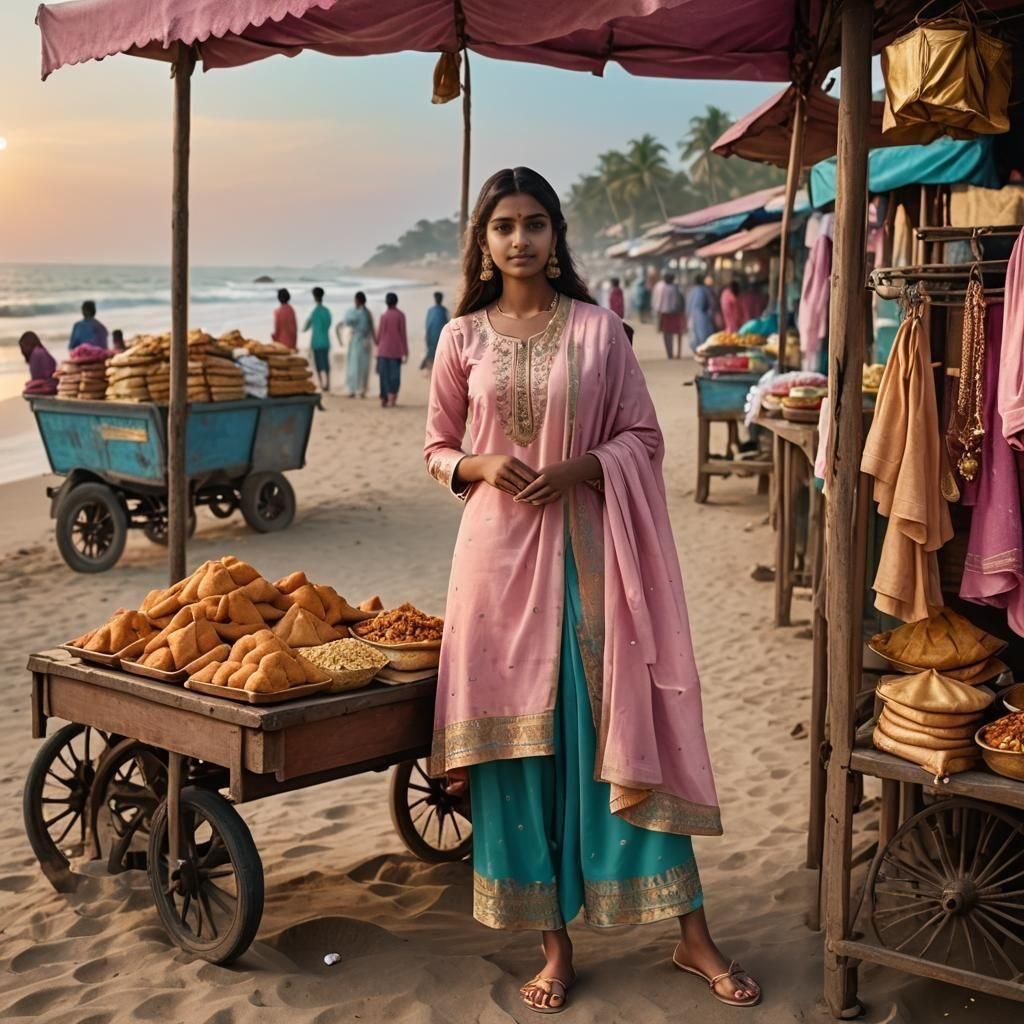 The Young Samosa Vendor  by @KajuForever_103