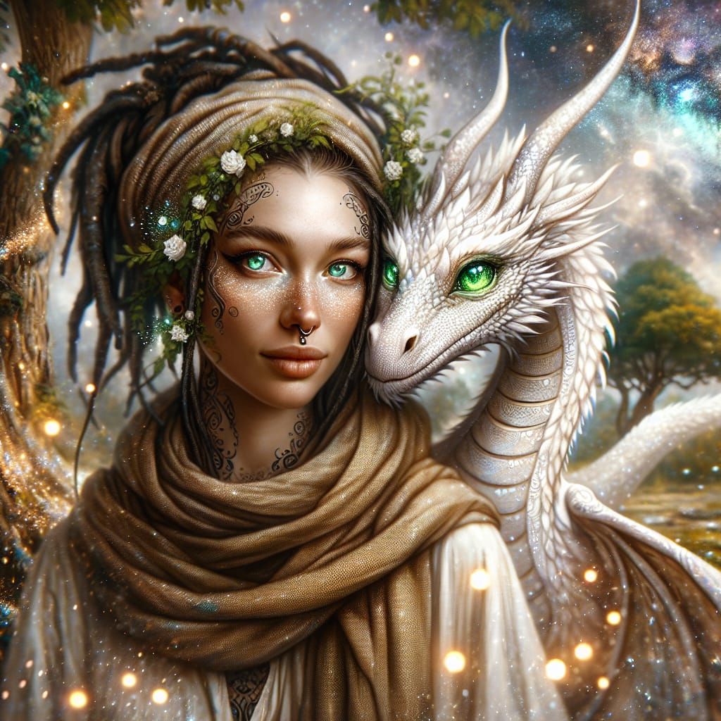 Lyra  &  Lemuria ~ Dragon Spirit Guide   by @EvolvingSoul