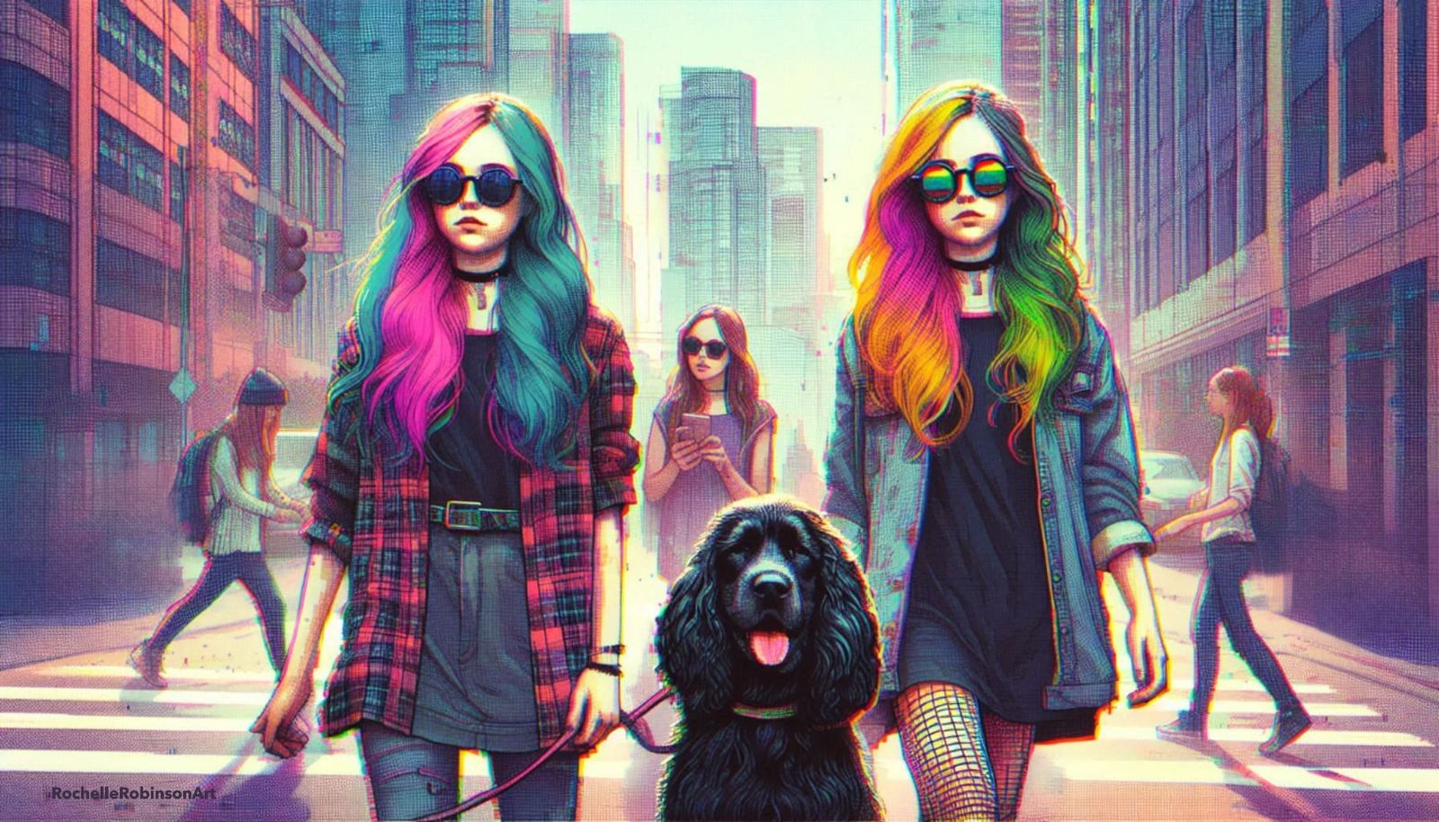 A Day In The City With Mel - Glitch Art