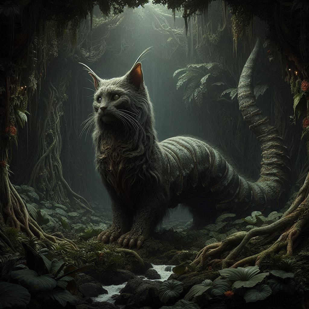 Dark Fantasy CATerpillar Beast
