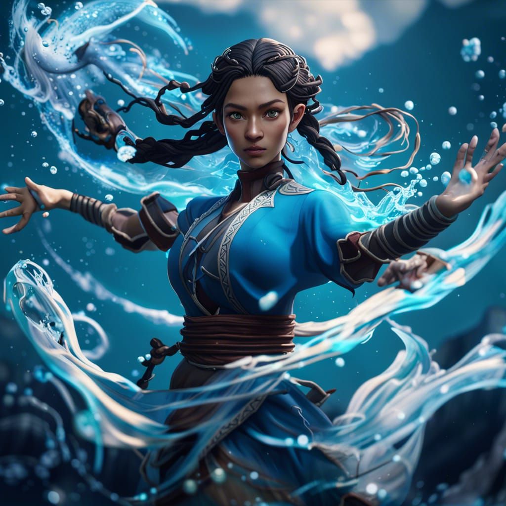 Water bender - AI Generated Artwork - NightCafe Creator