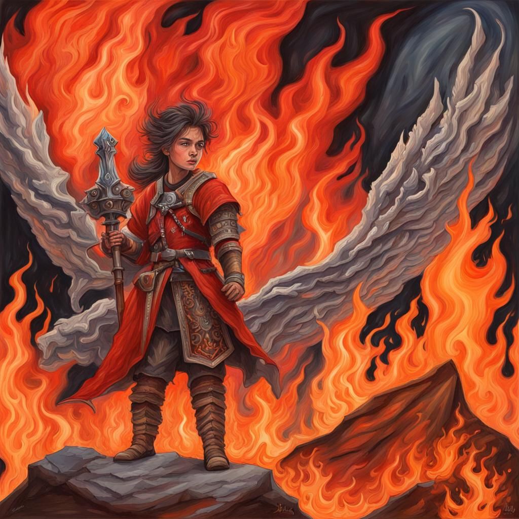 Fire Saga AI Generated Artwork NightCafe Creator