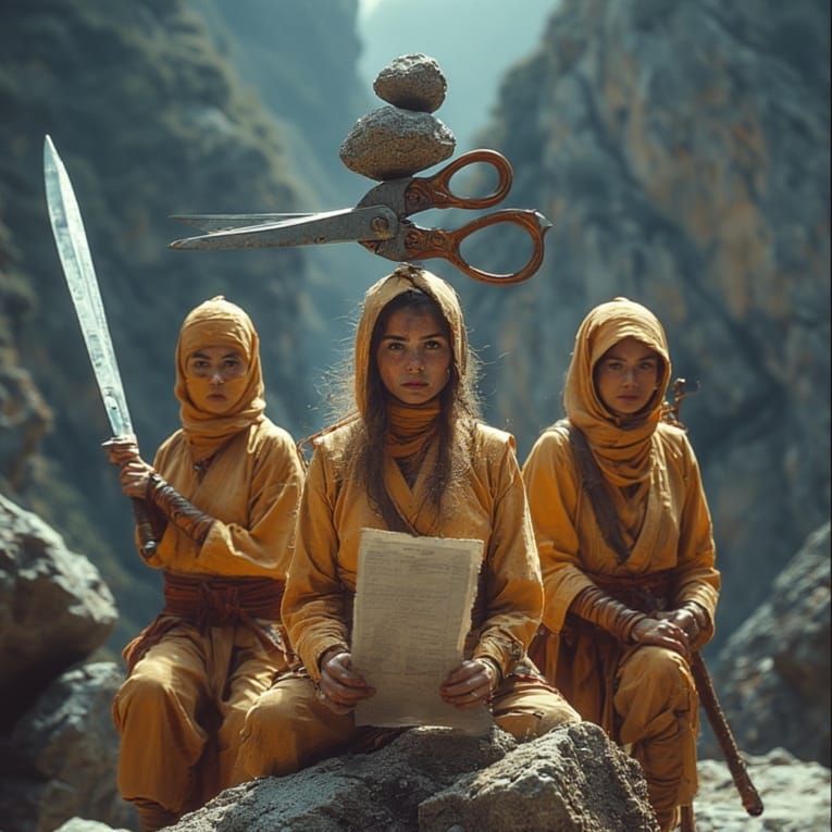 Rock paper scissors ninjas