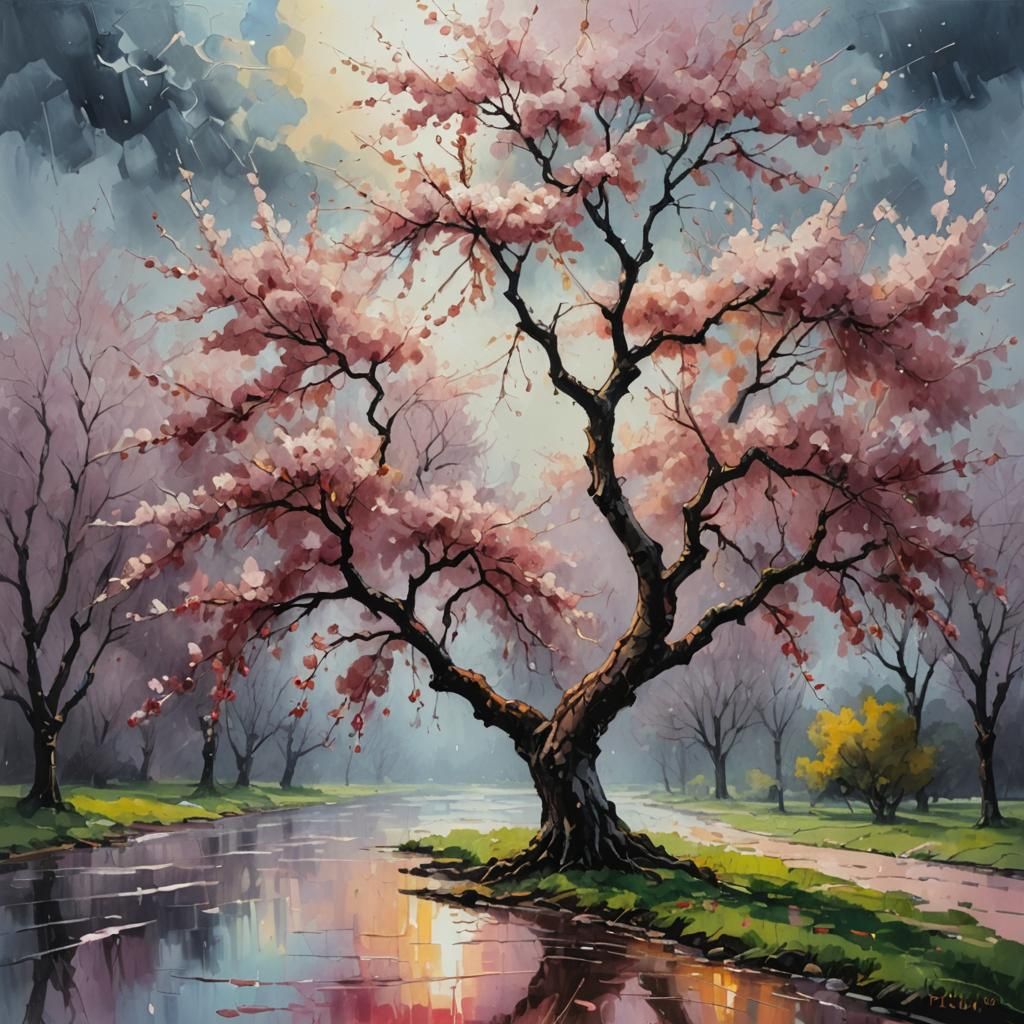 Serene Cherry blossom