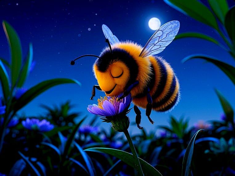 6/28/2025-Entry 4 Sleepy Bumblebee Art By Archangel Tara