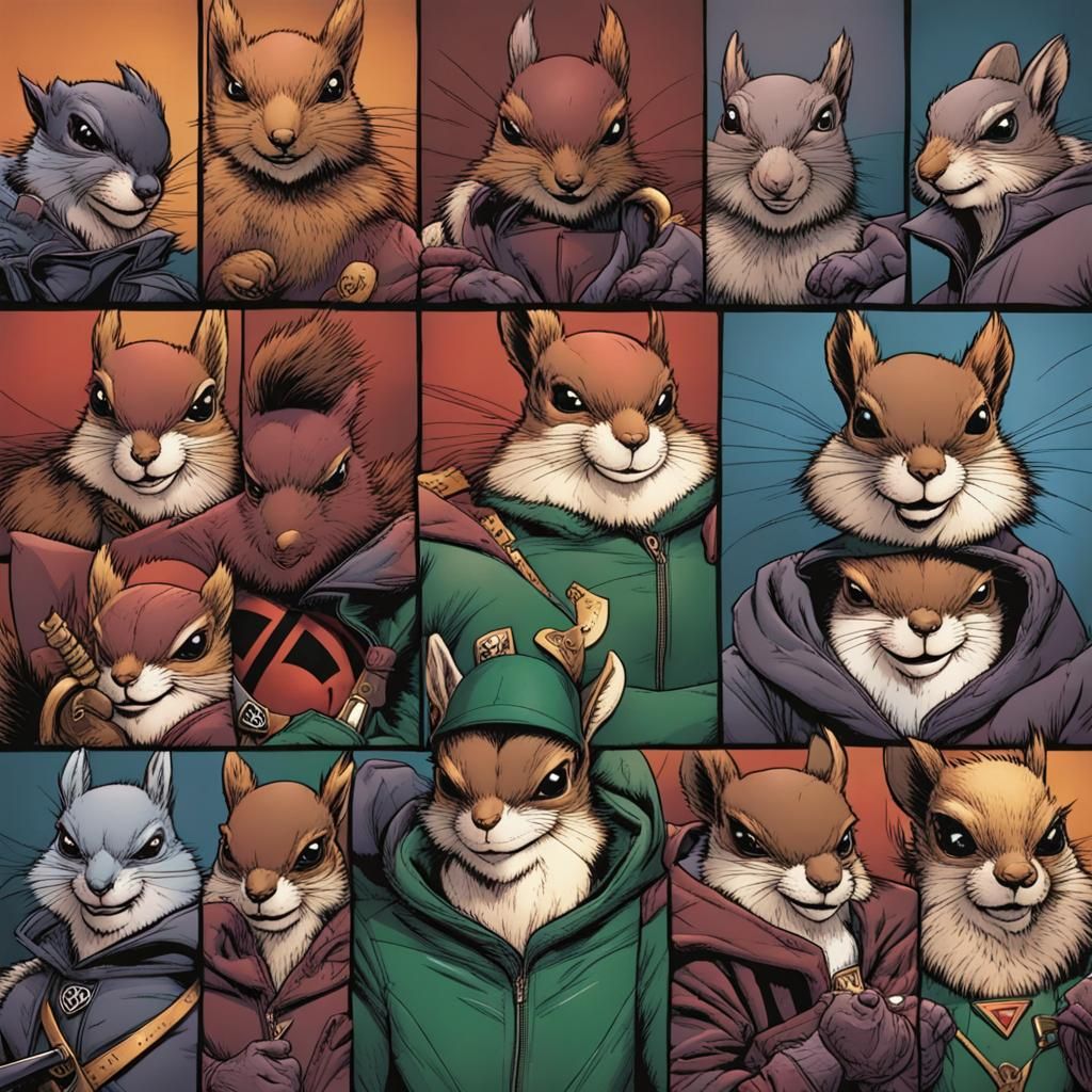 Squirrels, Assemble!