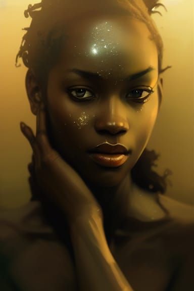 Darkness touched the light