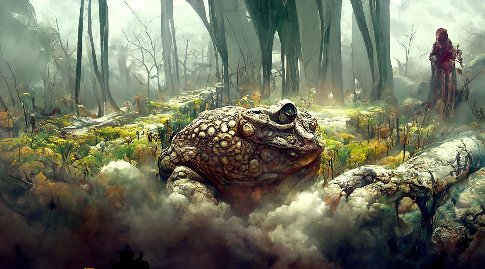 A Giant Toad - AI Generated Artwork - NightCafe Creator