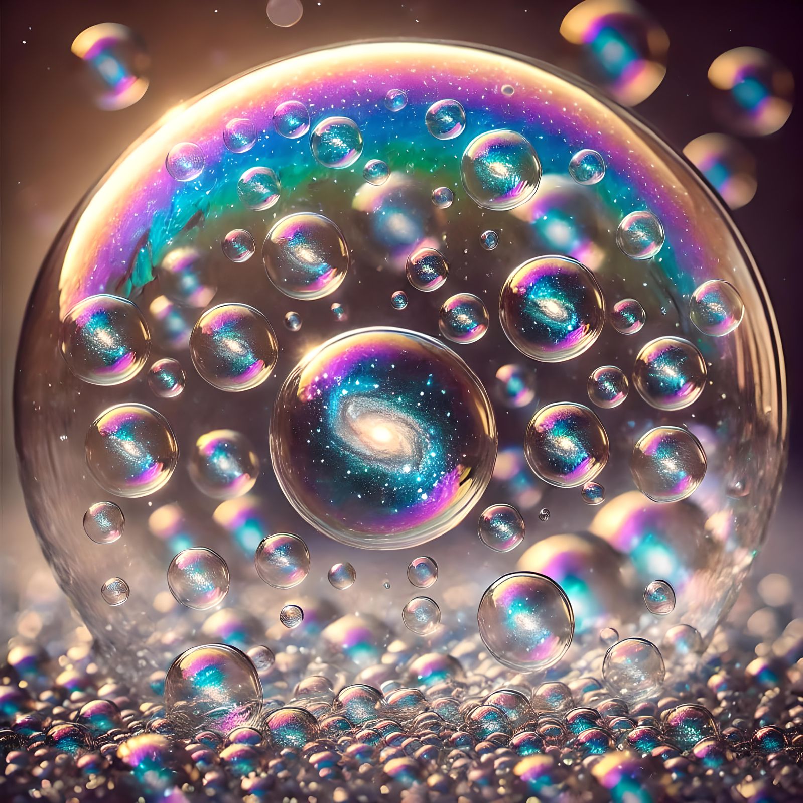 Bubble universes.